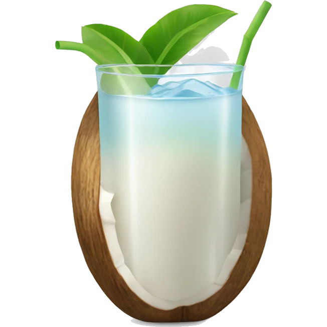 Coconut water emoji