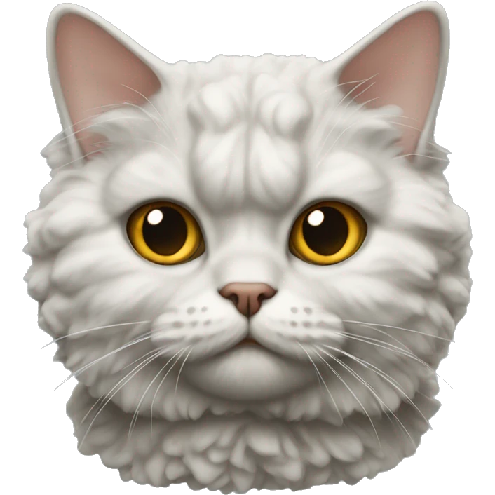 Selkirk Rex Cat,Half-body emoji