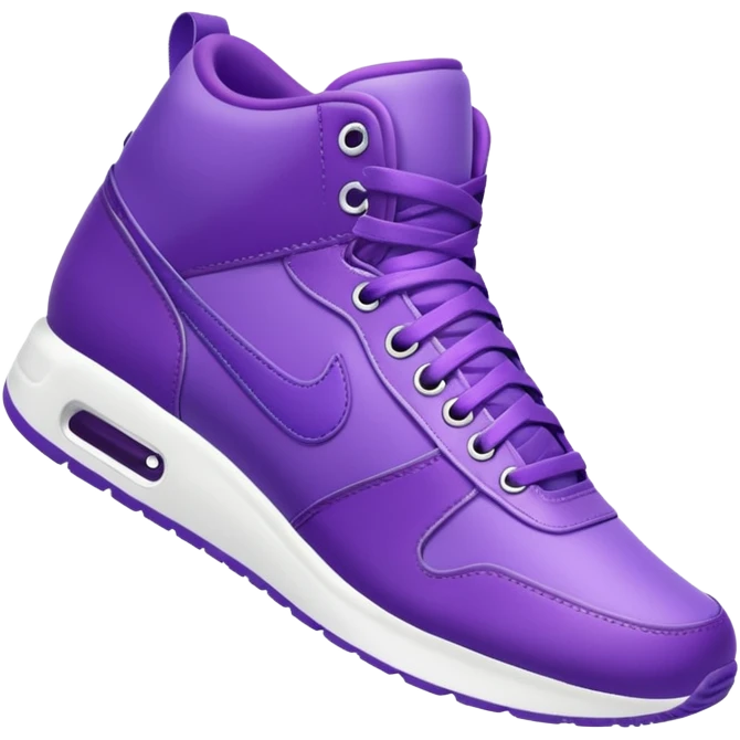 purple sneakers air emoji