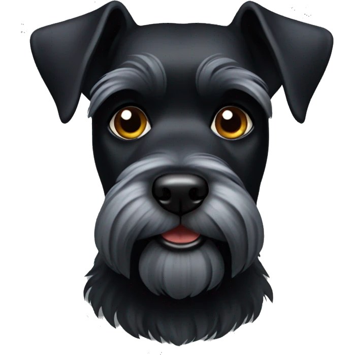 black schnauzer  emoji