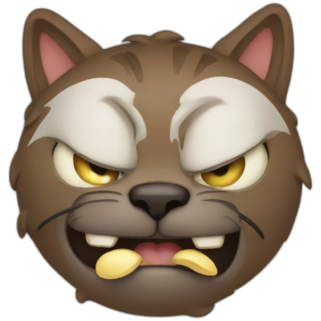 Mewing emoji