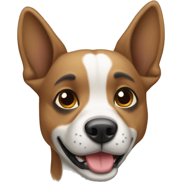 Perro alegre  emoji