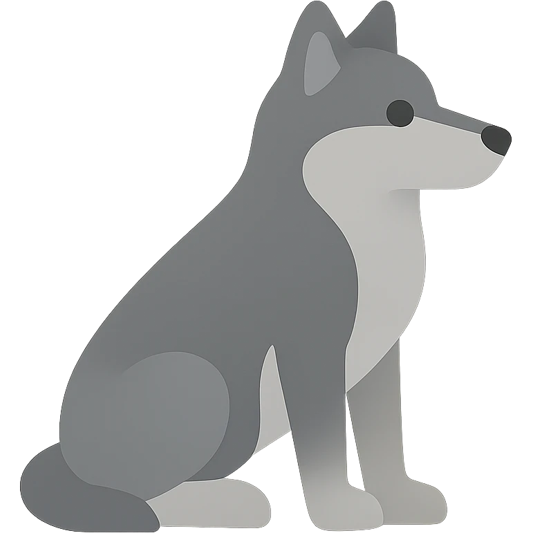 Wolf emoji