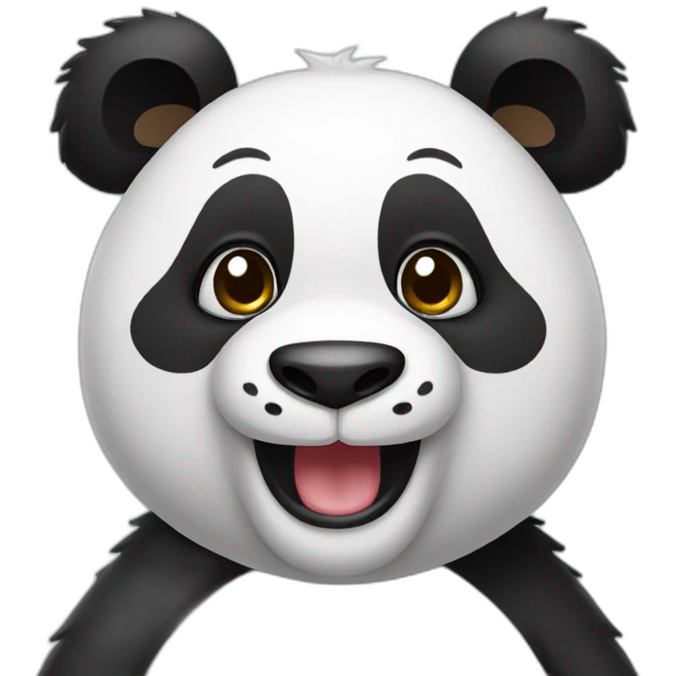panda smiling emoji