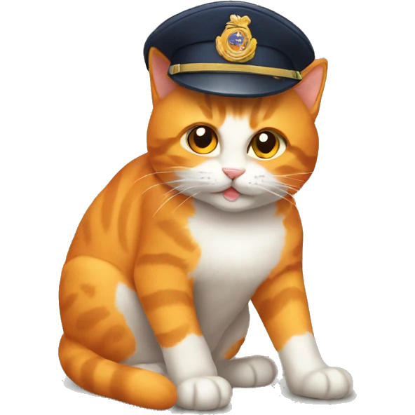 orange world war 2 cat emoji