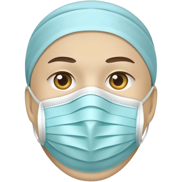 medical face mask only emoji
