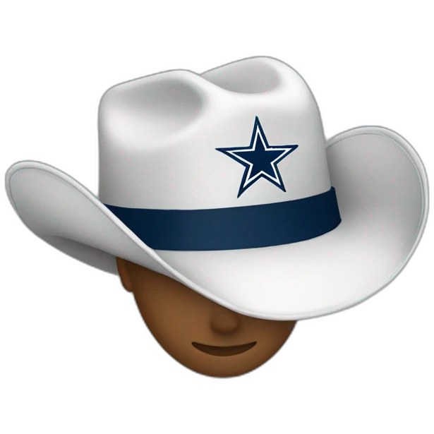 dallas cowboys hat emoji