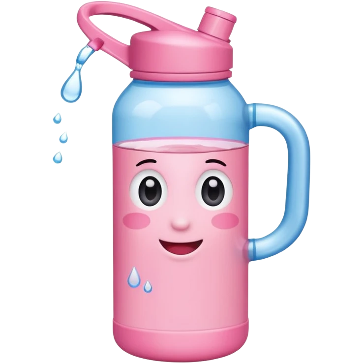 Cute water bott emoji