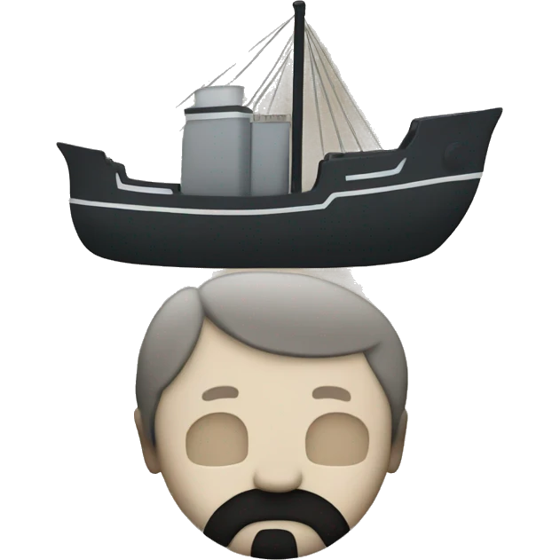 a ship going foward emoji