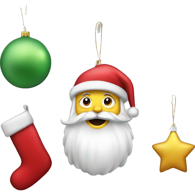 Christmas decorations  emoji