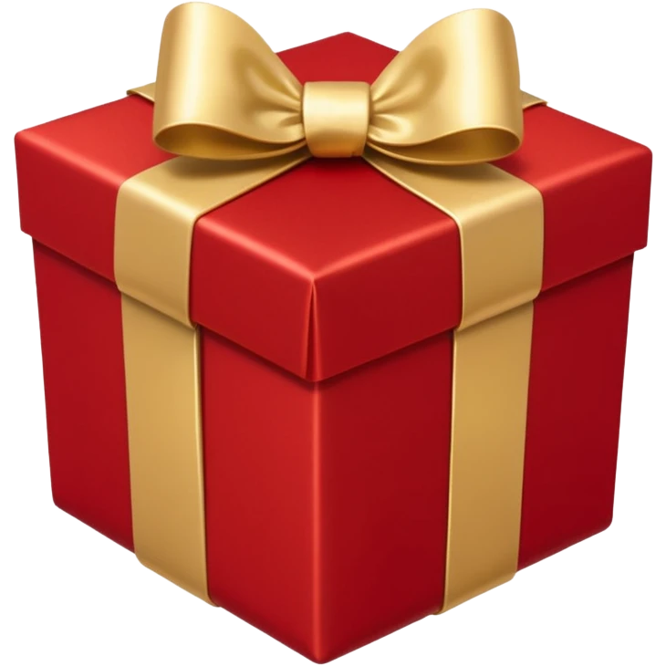 gift box with gold bow emoji