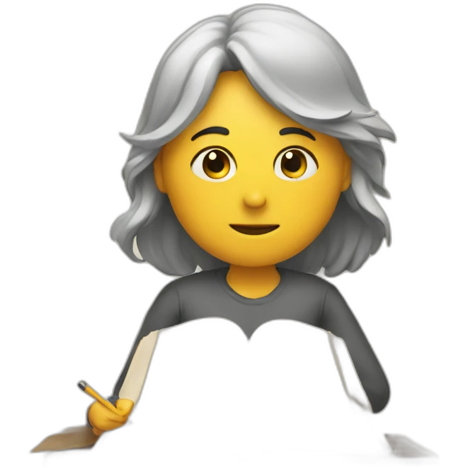 a person writing a book emoji