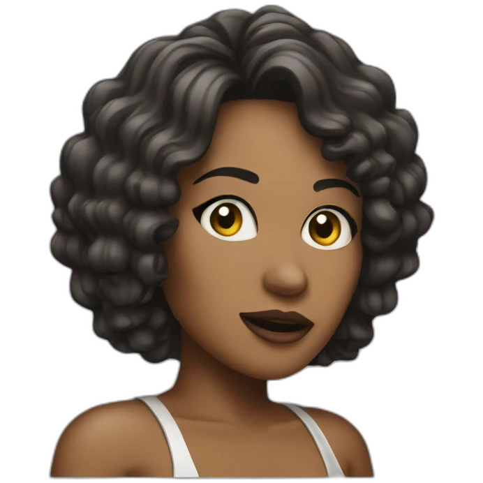 Female singer emoji