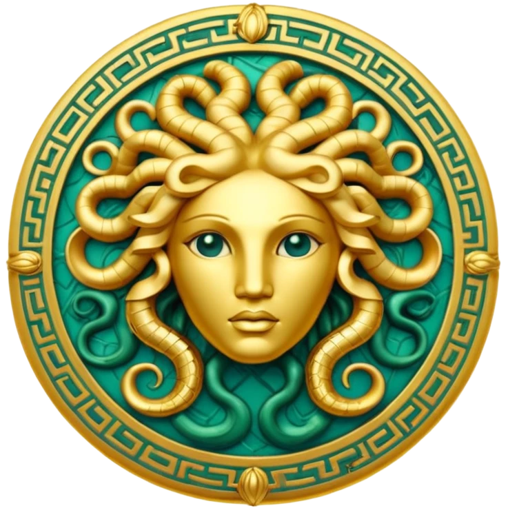 Medusa Versace logo emoji