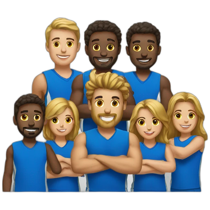 Friendly team emoji