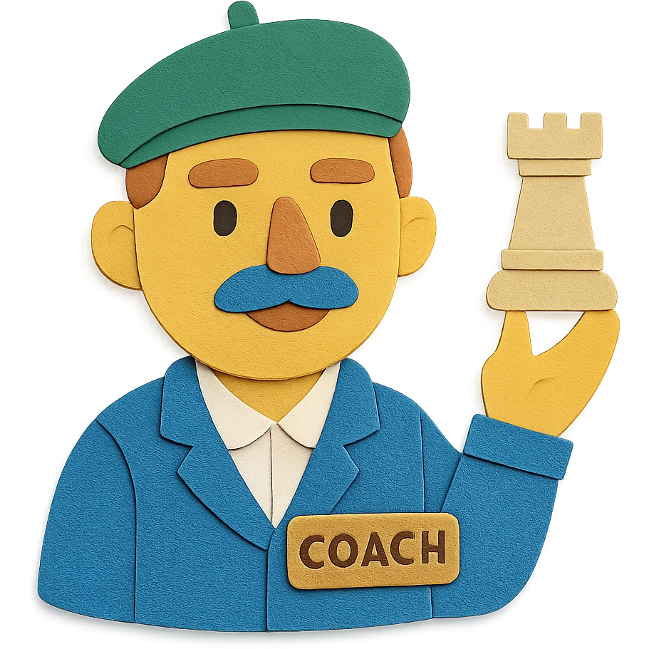 a chess coach emoji