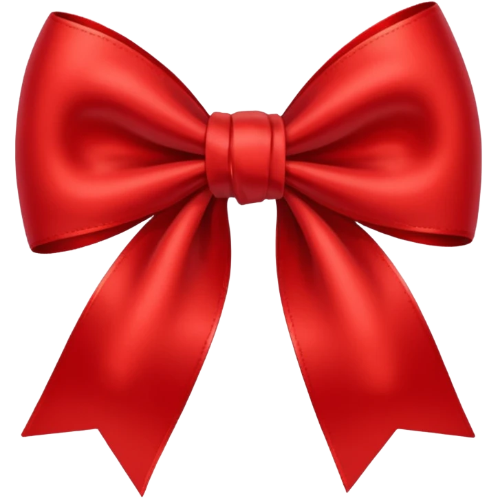 Red bow emoji
