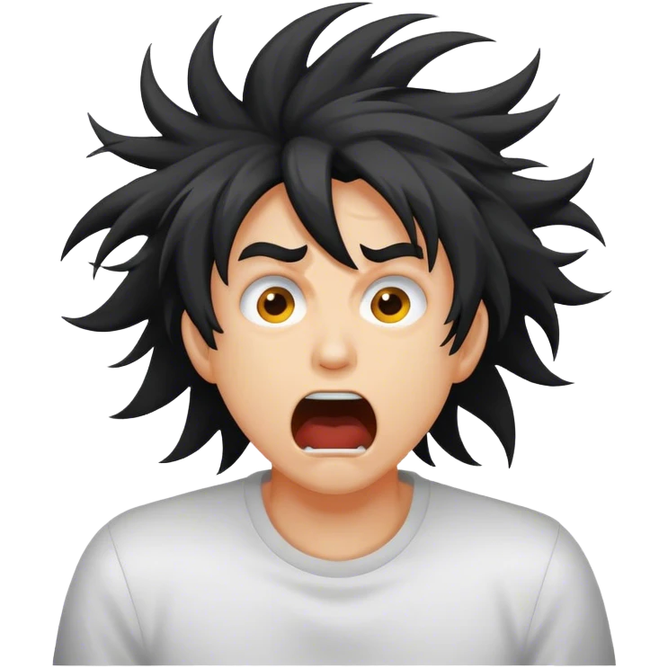 going crazy emoji