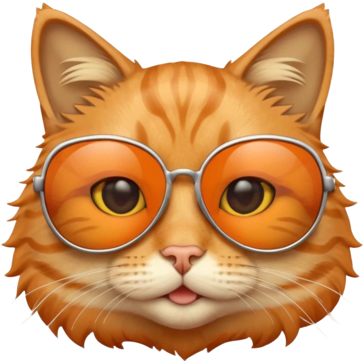 Cat wearing sunglasses emoji