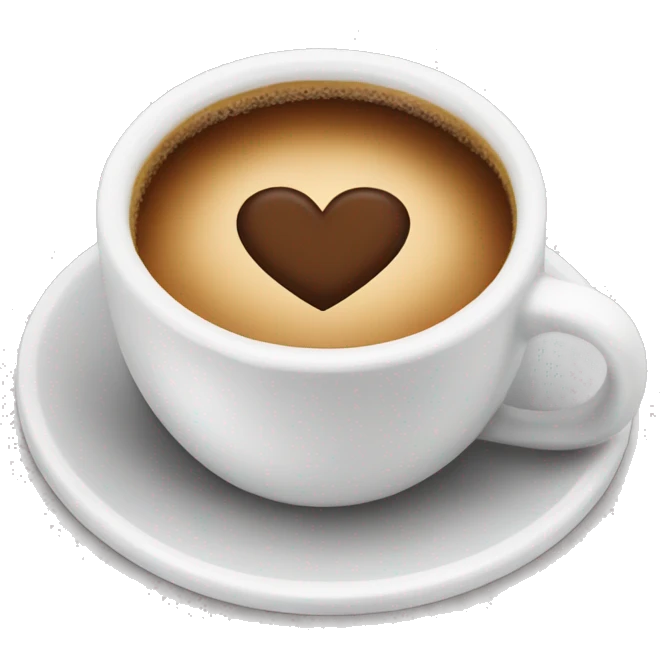 Small coffe heart emoji