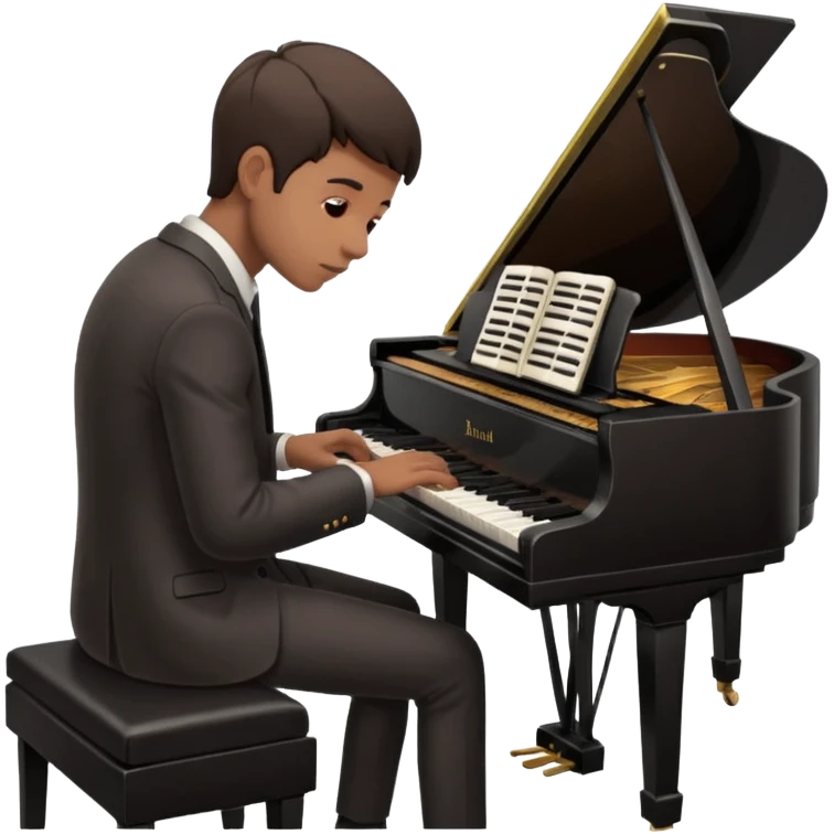 Piano recital emoji