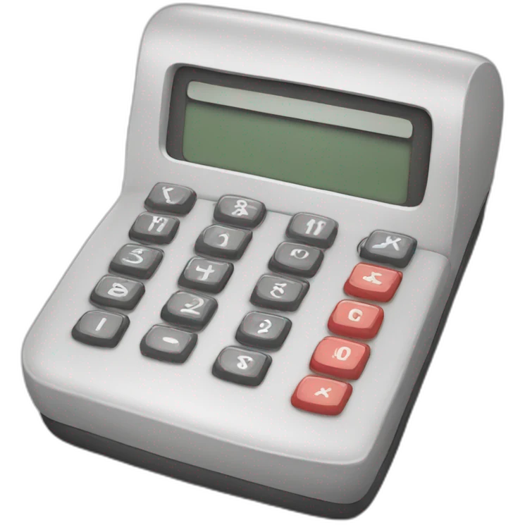 travelling calculator emoji