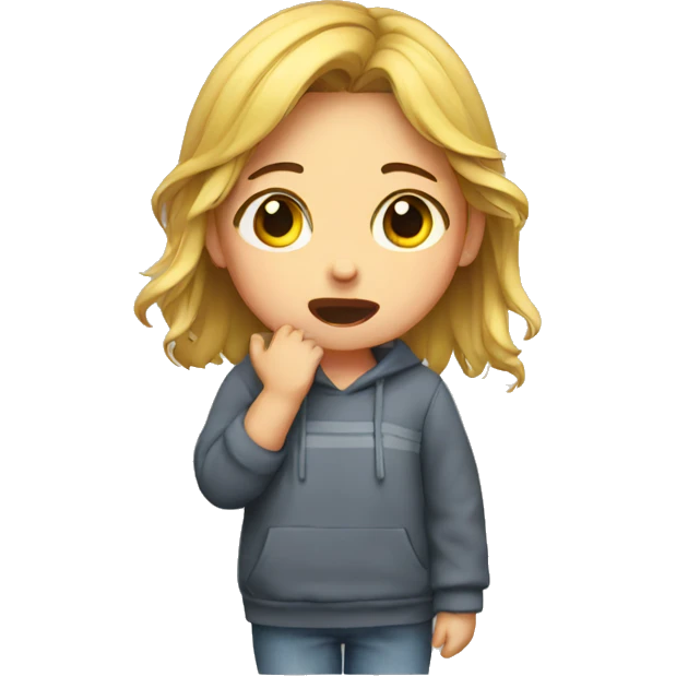 Girl crying emoji