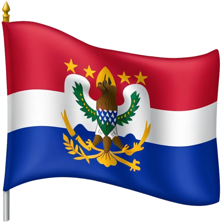 African American Creole Flag Louisiana  emoji
