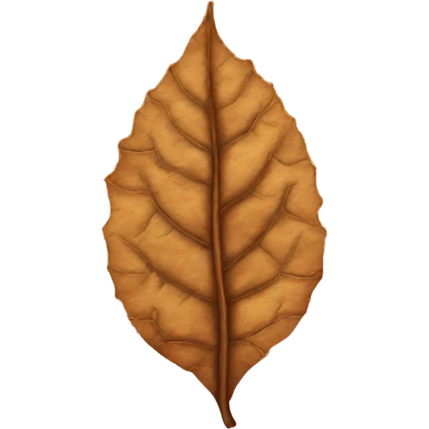 brown tobacco leaf emoji