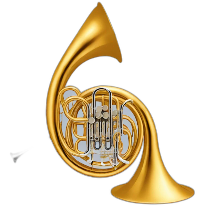 Preset_5 its a  French horn instrument emoji