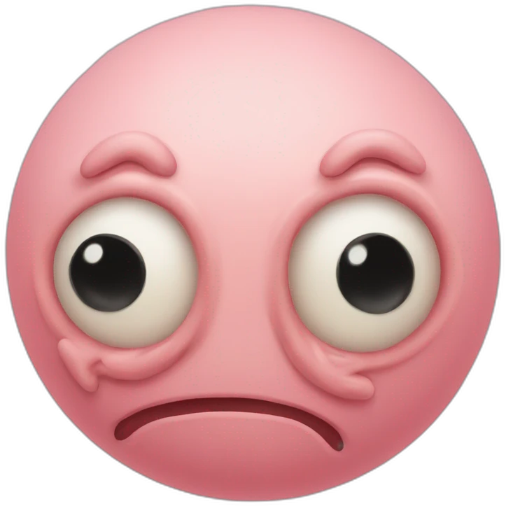 two conjoined fleshy spheres emoji