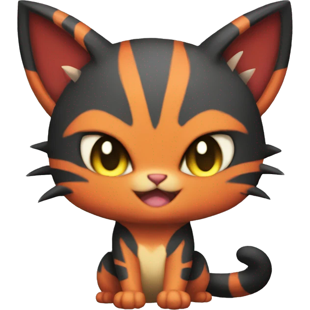 Litten Torracat  Fakemon emoji
