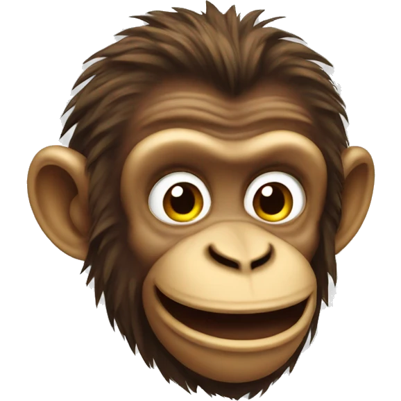 Silly monkey emoji