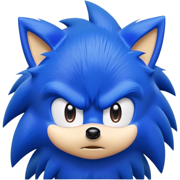 Sonic being stressed emoji