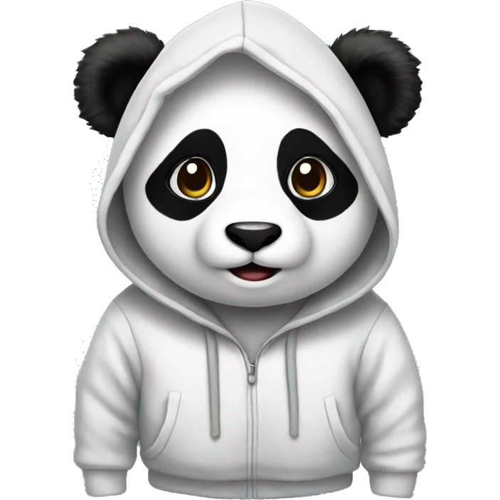 Panda mit Hoodie emoji