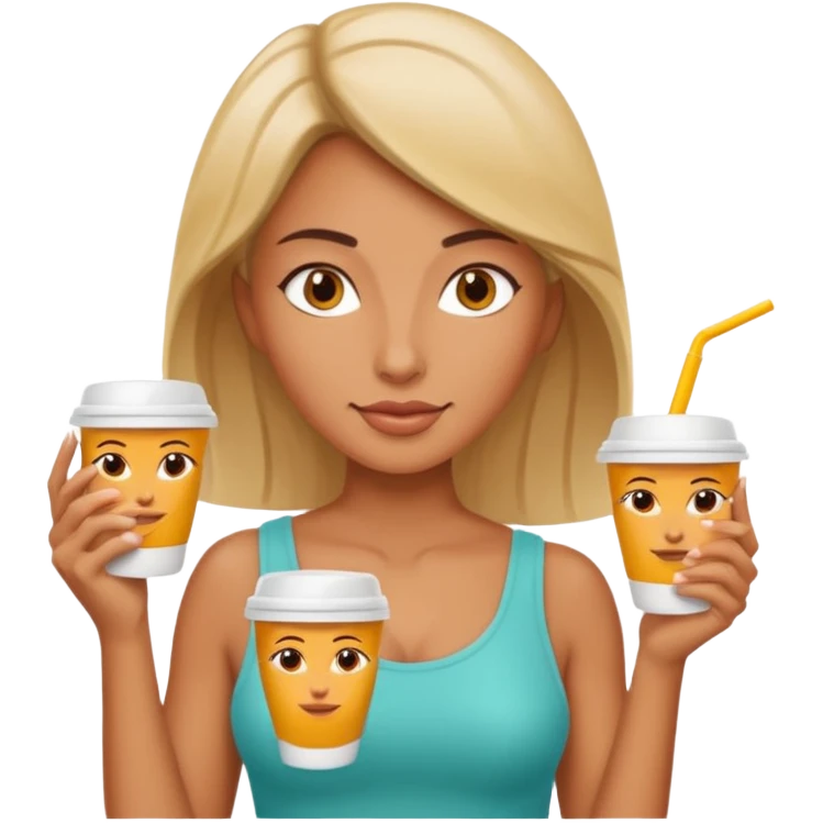 lean nella cup emoji