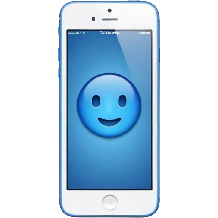 iPhone 16 blue emoji