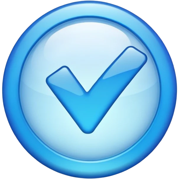 Verified blue tik emoji emoji