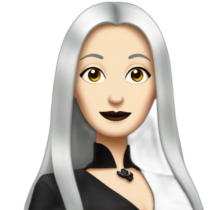 Morticia Adams emoji