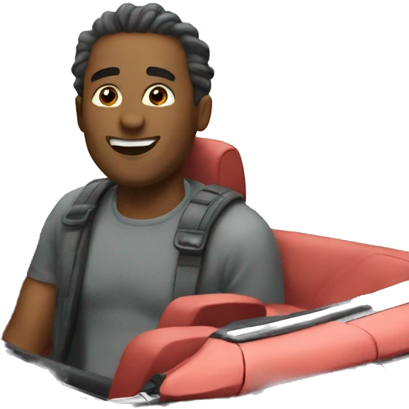 Sitting in a convertible  emoji