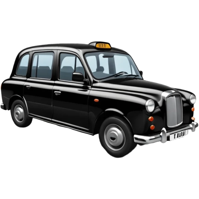 london black taxi emoji