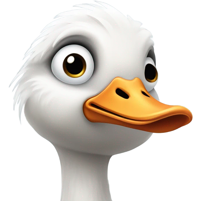 Silly goose emoji