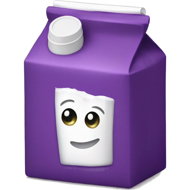Grape juice box  emoji