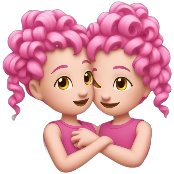 pinkies intertwined to make a promise emoji