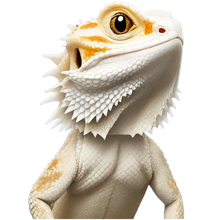 White bearded dragon  emoji