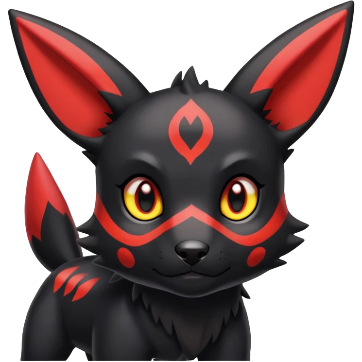 Guilmon-Houndour-Umbreon-hybrid emoji