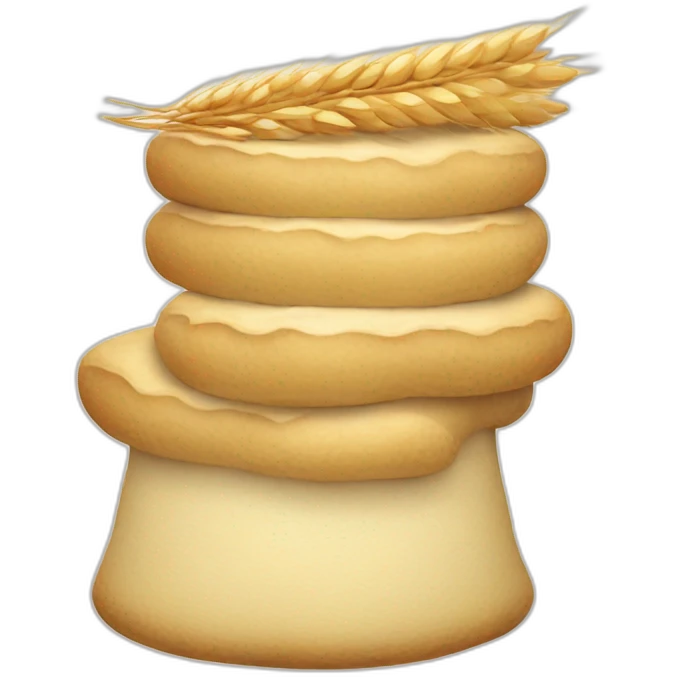 Baking wheat flour emoji