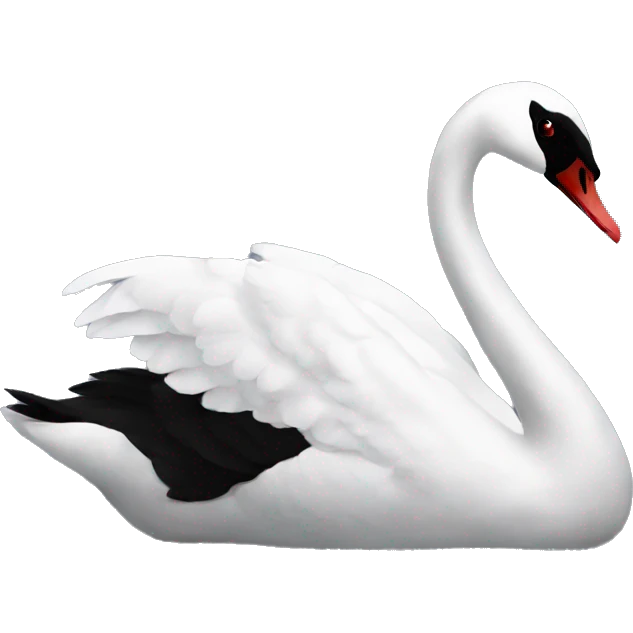 Black swan emoji