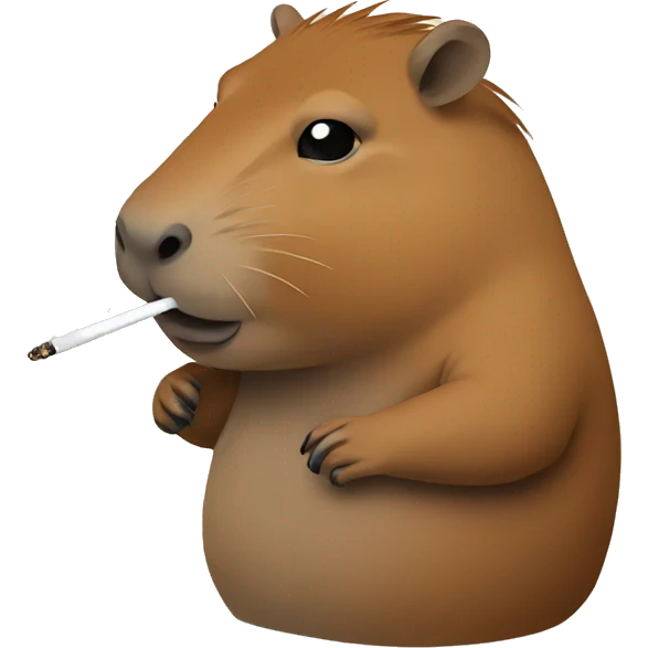 capybara smoking emoji