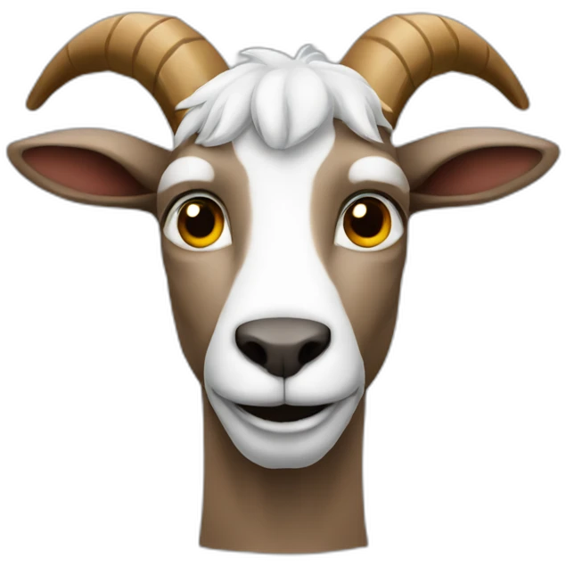 A man in the form of a goat  emoji